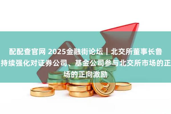 配配查官网 2025金融街论坛｜北交所董事长鲁颂宾：持续强化对证券公司、基金公司参与北交所市场的正向激励