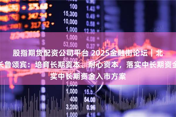 股指期货配资公司平台 2025金融街论坛｜北交所董事长鲁颂宾：培育长期资本、耐心资本，落实中长期资金入市方案